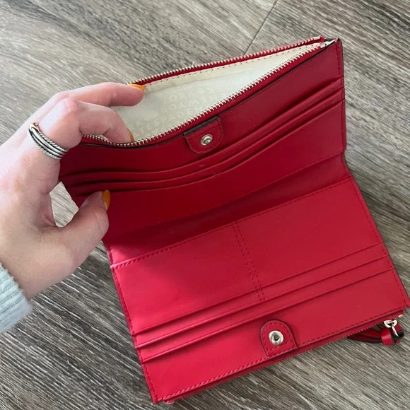 Kate Spade Red Wallet or Clutch - Picture 4 of 7